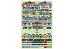 Tamiya - Japan Cup 2015 Limited Edition Mini 4WD Stickers image