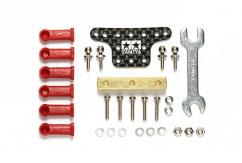 Tamiya - HG Mass Damper Set w/Ball Connectors(Block Weight/Carbon Plate) image