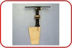 Radio Active - Brass Rudder Assembly - Small image