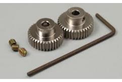 Tamiya - 0.4 Aluminium Pinion (36/7) for 53403 image