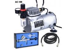  Fengda - Mini Compressor with Gravity Feed Airbrush image