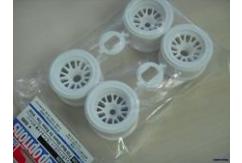 Tamiya - F-104 Mesh Wheels Rear Tyre White image