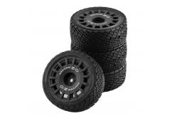 RCNZ - 1/10 OZ-Racing Rally Wheel Set Black (4pcs) image