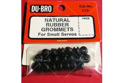 Dubro - Natural Rubber Grommets for Small Servos image