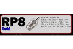O.S -  #P8 (RP8) Turbo Glow Plug On-Road Cold image