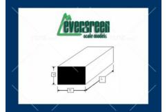 Evergreen - Styrene Strip White 0.25mm x 3.2mm (10pcs) image