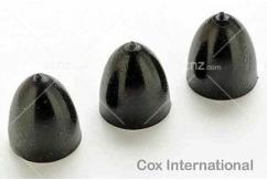 Cox - RTF Flyboy Rubber Spinner Black (3pcs) image