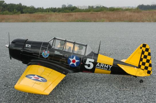 VQ Model - AT-6 Texan EP/GP 46 Size ARF Black image