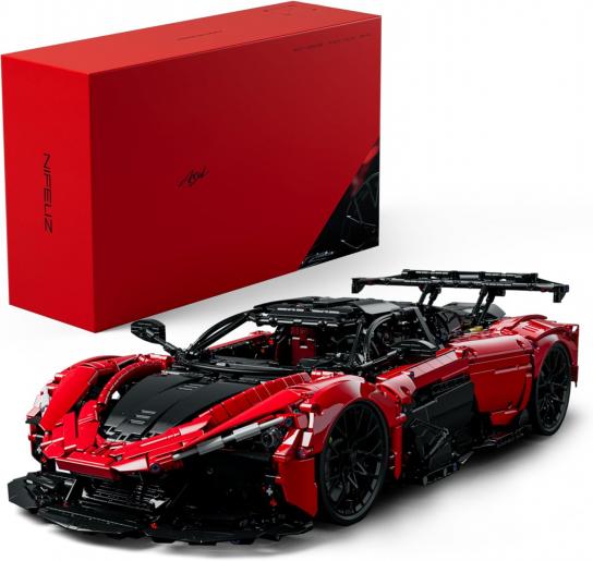 Nifeliz 1/8 ASIL Sports Car Block Set 4099pcs (Lego Technic Style) image