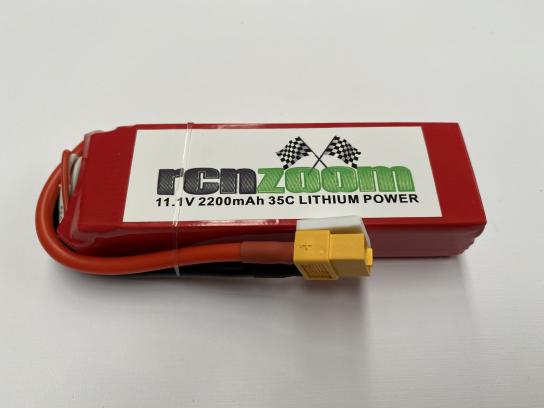  RCNZOOM - 11.1V Li-Po Battery 2200mah 35C image