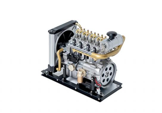 Teching 1/10 Mini 4 Cylinder Diesel Engine Scaled Metal Model Kit image