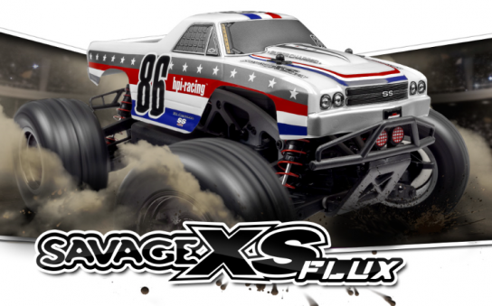 HPI - 1/10 Savage XS Flux El Camino Monster Truck Readyset image