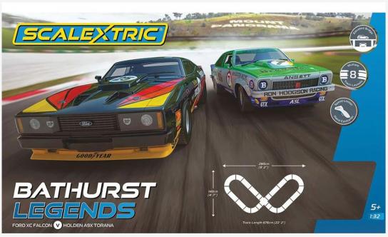 Scalextric - Bathurst Legends Ford Falcon v Holden Torana Slot Car Set image