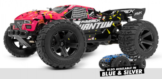 Maverick - 1/10 Quantum XT Truggy Pink/Yellow RTR Complete image