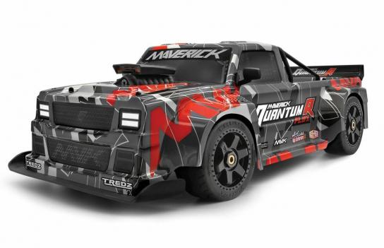 Maverick - 1/8 QuantumR FLUX 4S 4WD Race Truck Grey/Red RTR image