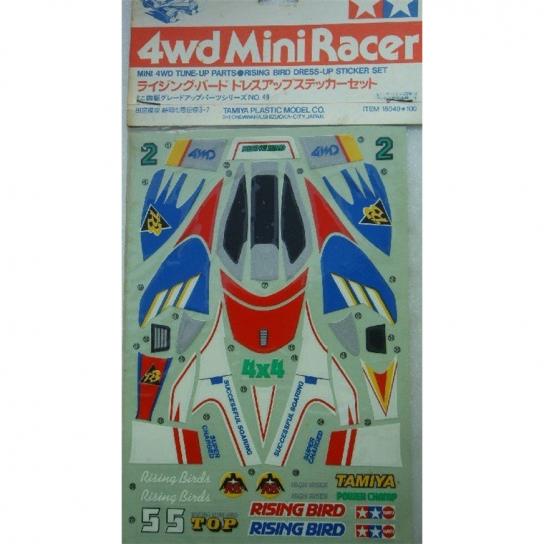Tamiya - Rising Bird Mini 4WD Sticker Set image