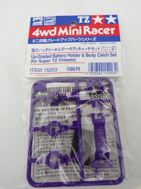 Tamiya - Mini 4wd Up-Graded Battery Holder & Body Catch Set (Super TZ Chassis) image