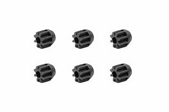 Tamiya - Mini 4WD Carbon Reinforced 8T Pinion (6 pcs) image