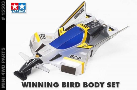 Tamiya - Mini 4WD Winning Bird CLR Body image