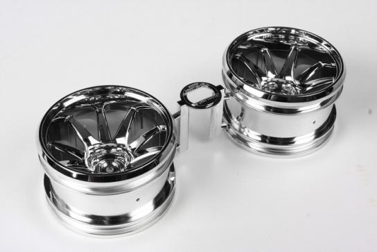 Tamiya - GF-01 Chrome 10-Spoke Wheels (2) image