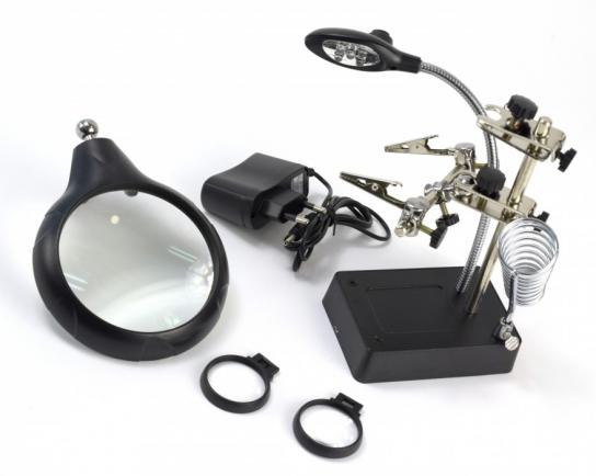 Artesania - Extra Hand with Clamps & Magnifier image