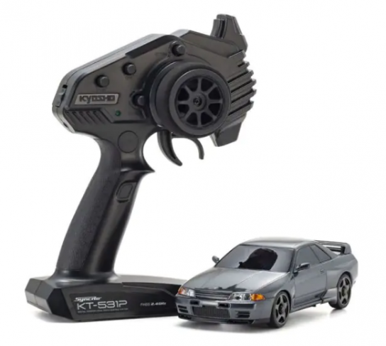 Kyosho - Nissan Skyline GT-R R32 AWD MINI-Z MA020 Readyset - Grey image