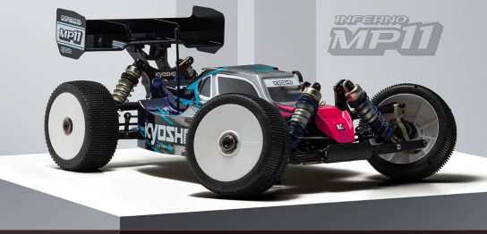 Kyosho - 1/8 Inferno MP11 0.21 Engine Powered 4WD Racing Buggy Kit image