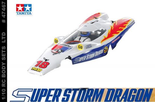 Tamiya - 1/10 Super Storm Dragon Lexan Body with Stickers image