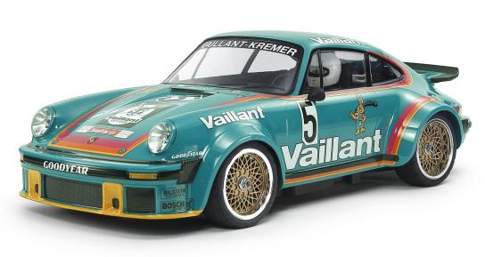 Tamiya - 1/10 Porsche 934 Turbo Vaillant-Kremer 50th Anniversary Kit image