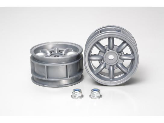 Tamiya - M Chassis 8-Spoke Silver Wheel (2pcs) image