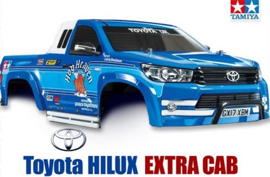 Tamiya - 1/10 Toyota Hilux Extra Cab Body Set image