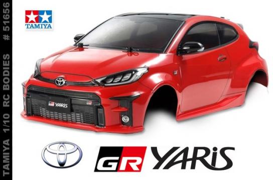 Tamiya - 1/10 Toyota Yaris GR Body Parts Set image