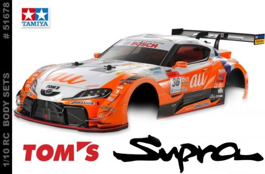 Tamiya - 1/10 au TOM's Supra Clear Lexan Body Set image