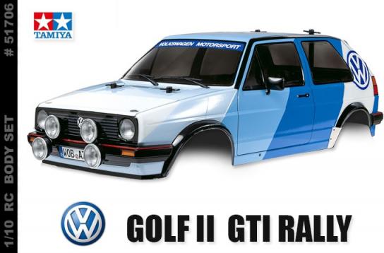 Tamiya - 1/10 Volkswagen Golf II GTI 16V Rally Body Set image