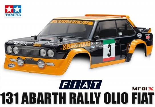 Tamiya - 1/10 Fiat 131 Abarth Rally Olio Clear Body Set image