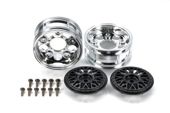 Tamiya - 2- Piece Black Mesh Wheels(2) image