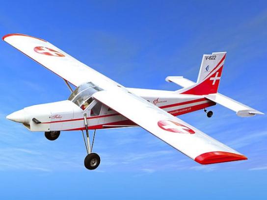 VQ Model - Pilatus PC-6 Porter 26-30cc Swiss Version ARF image