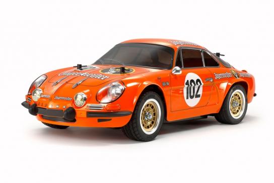 Tamiya - 1/10 Alpine A110 Jagermeister 1973 M-06 Kit image