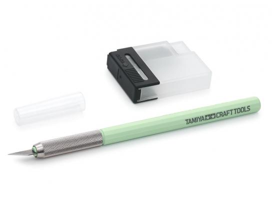 Tamiya Modellers Knife Mint Green with Blades image