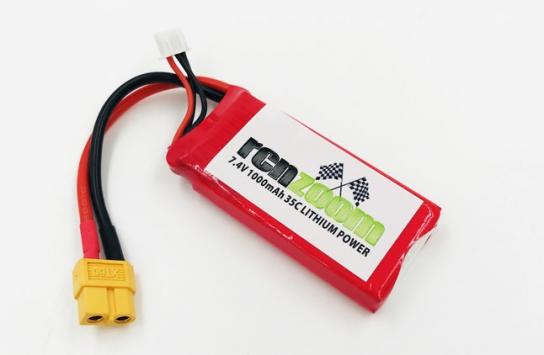 RCNZOOM - 7.4V Li-Po Battery 1000mah 35C image