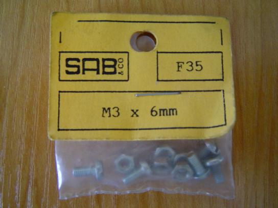 SAB - Nuts & Bolts M3x6mm (5pcs) image