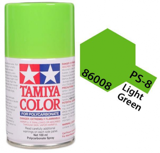 Tamiya - PS-8 Polycarb Light Green Spray 100ml image