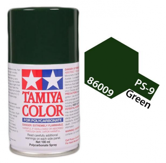  Tamiya - PS-9 Polycarb Green Spray 100ml image