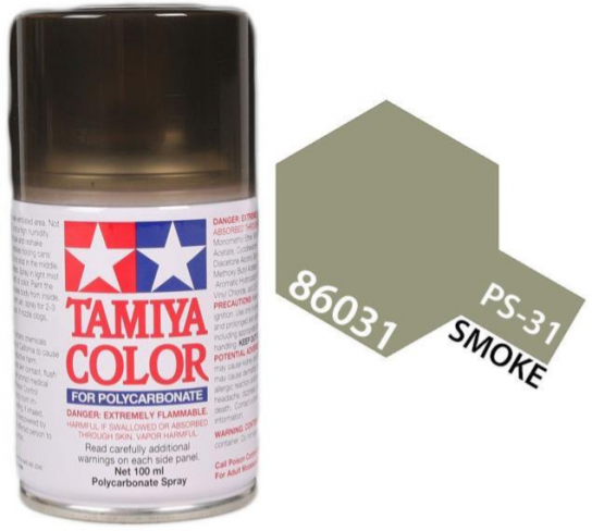 Tamiya - PS-31 Polycarb Smoke Spray 100ml image