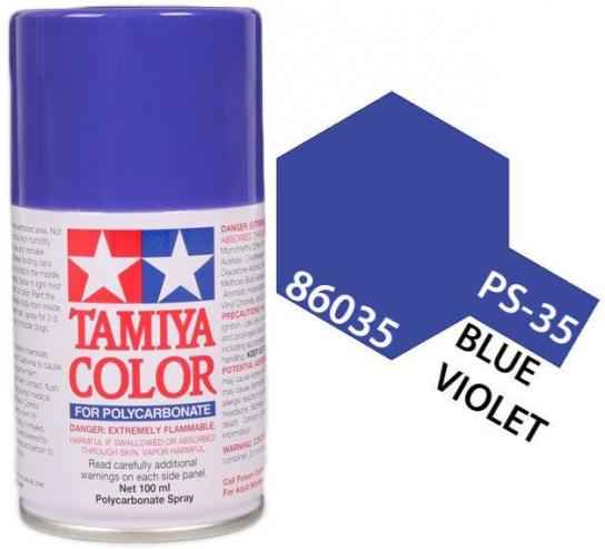 Tamiya - PS-35 Polycarb Blue Violet Spray 100ml image