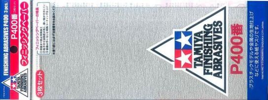 Tamiya - Finishing Abrasives P400 (3pcs) image