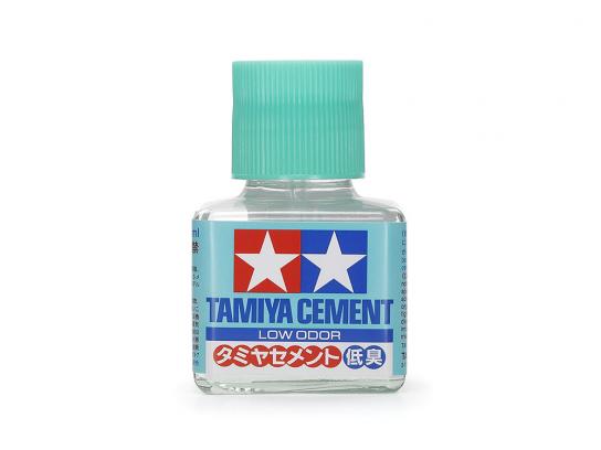 Tamiya - Cement Low Odor 40ml Bottle with Brush image