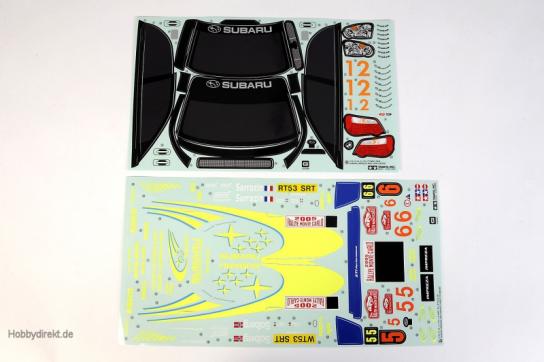 Tamiya - Impreza Monte Carlo Sticker Set (58349) image