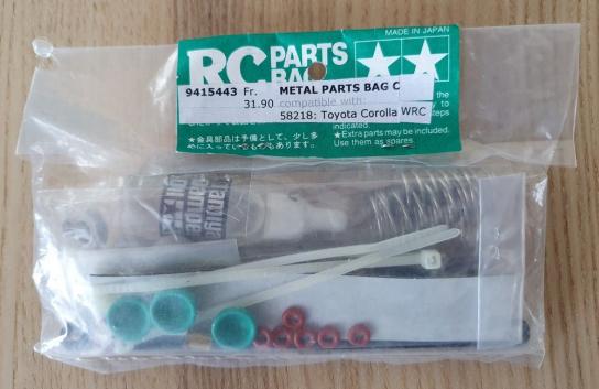 Tamiya - Toyota Corolla WRC Metal Parts Bag C image