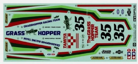 Tamiya - Grasshopper Sticker Set image